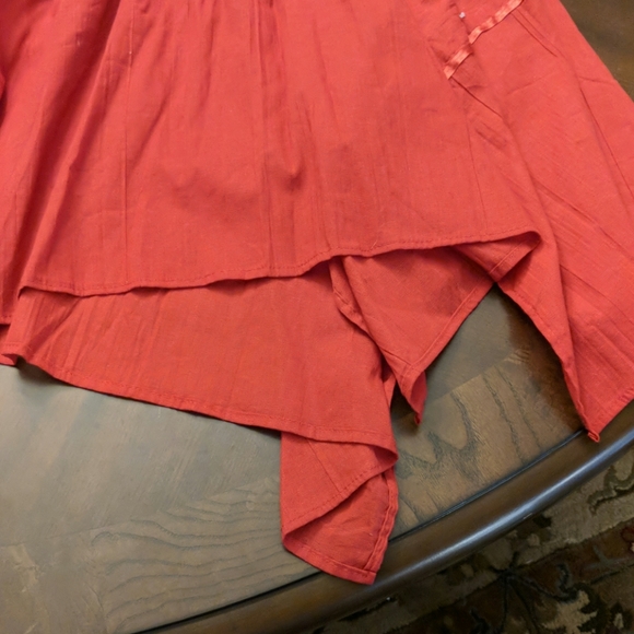 Embroidery asymmetrical dress - Picture 5 of 6